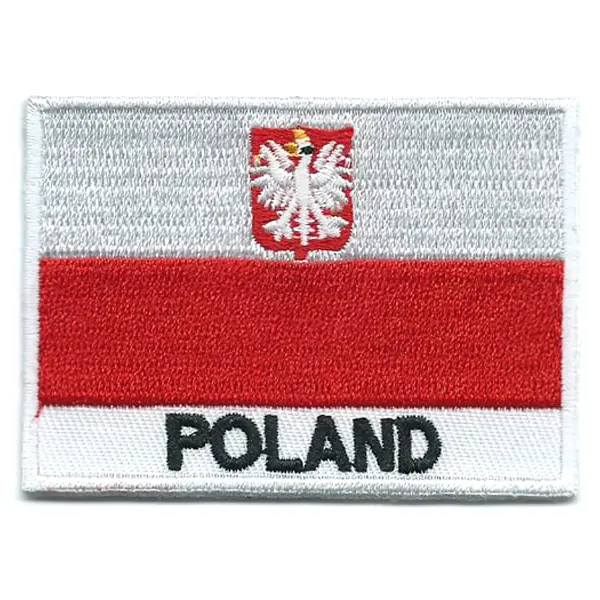 Country Flag Poland Embroidered Patch | Iron On | Military Airsoft - Foto 9