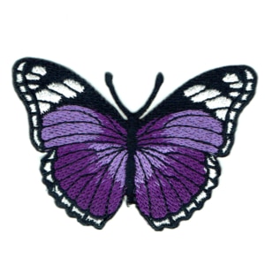 Pink Butterfly, Embroidered, Iron on Patch | Michaels